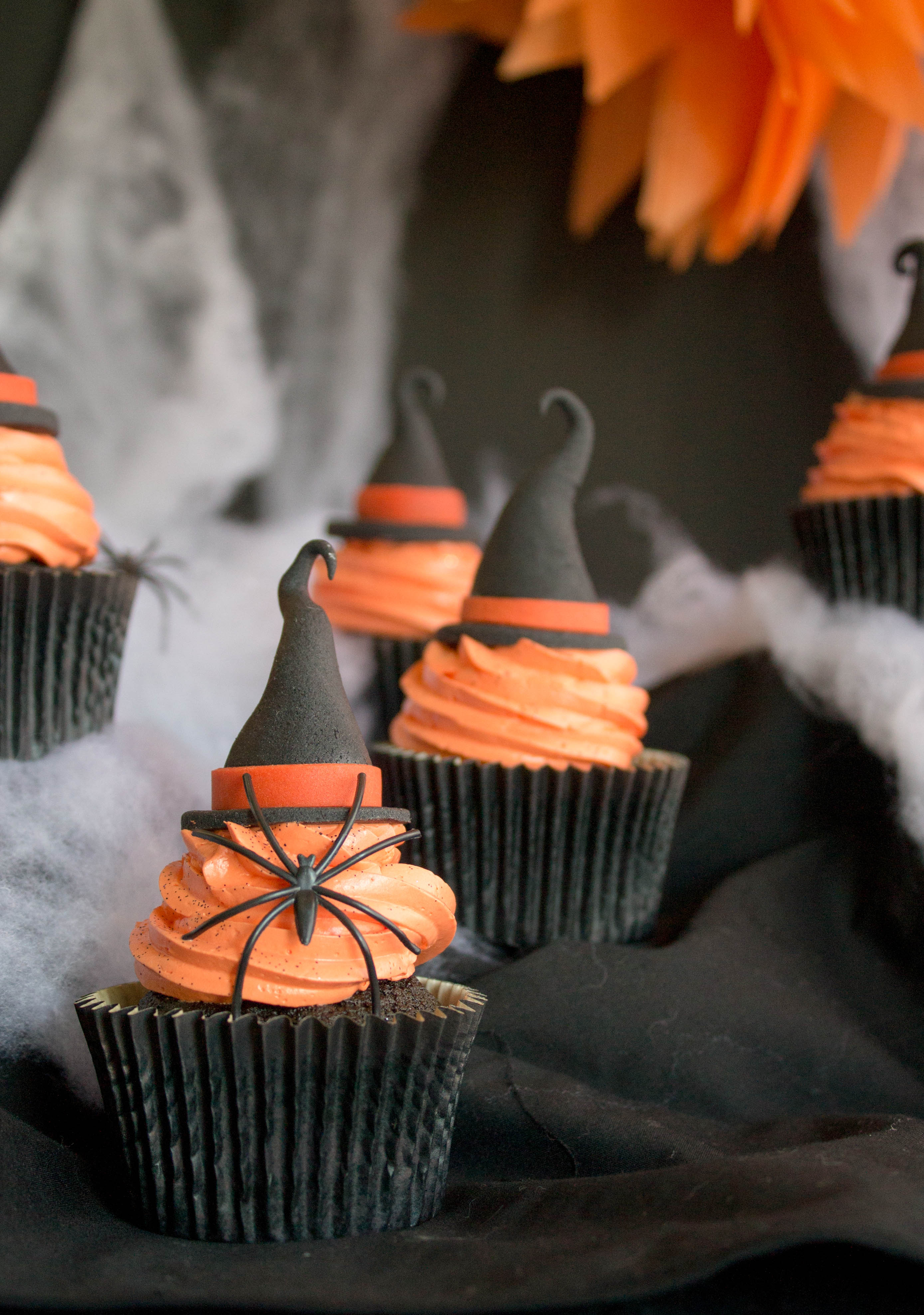 Cupcakes de brujas