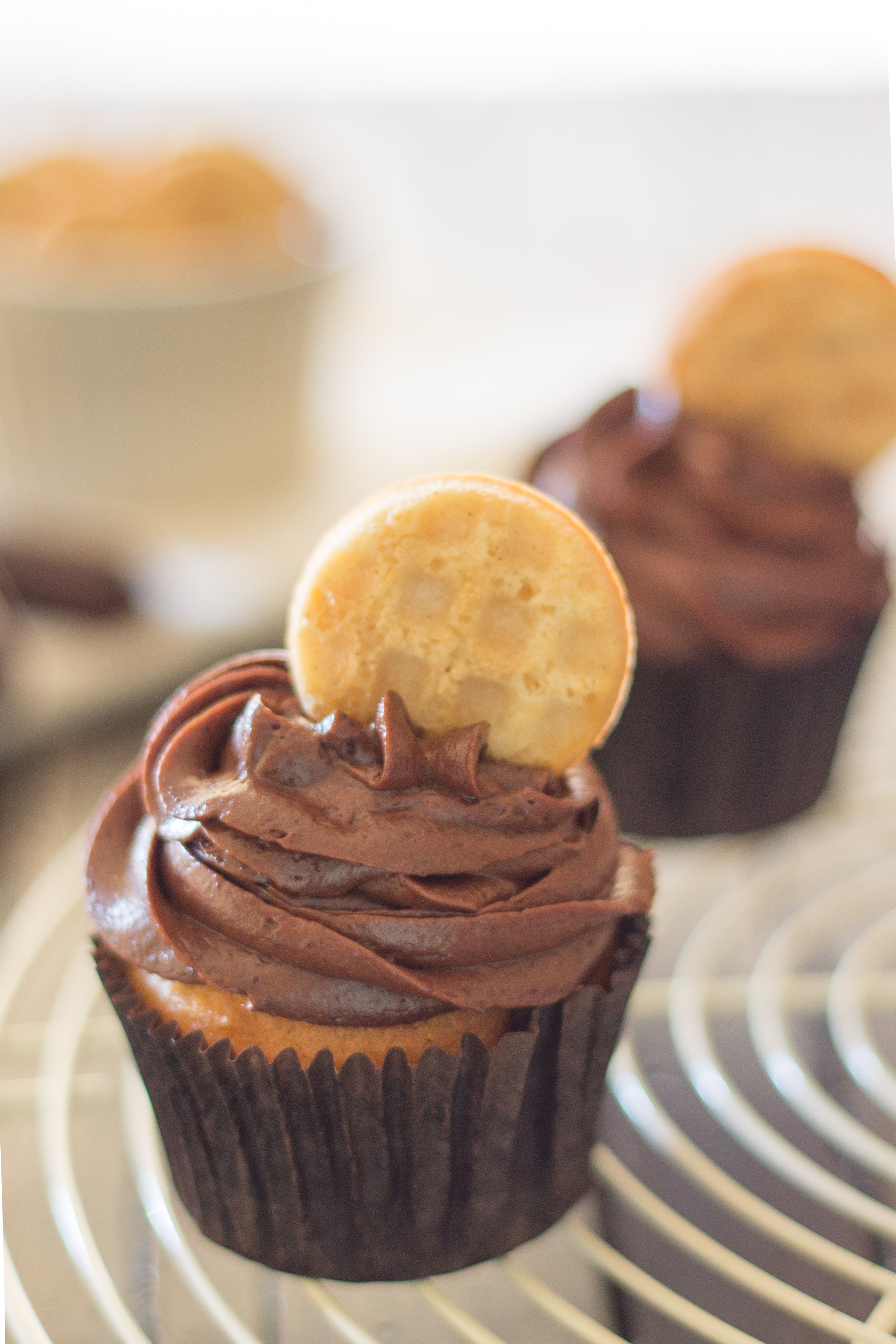 Cupcakes con Mini Gofres